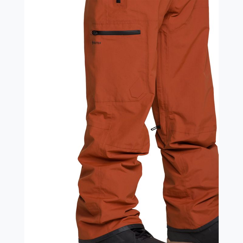 Pantaloni da snowboard da uomo Volcom L Gore-Tex Pant Burnt Orange 7