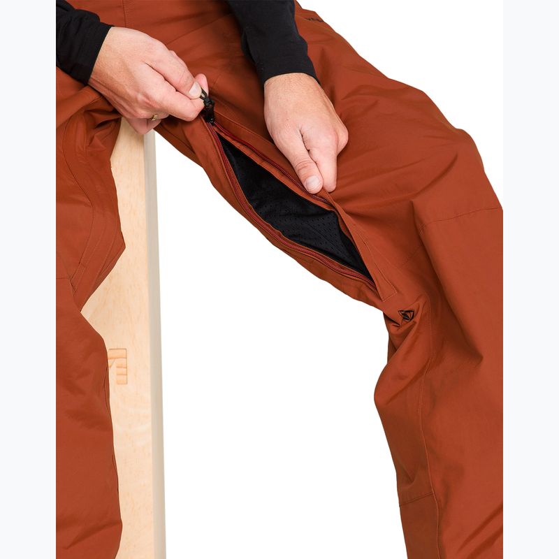 Pantaloni da snowboard da uomo Volcom L Gore-Tex Pant Burnt Orange 8