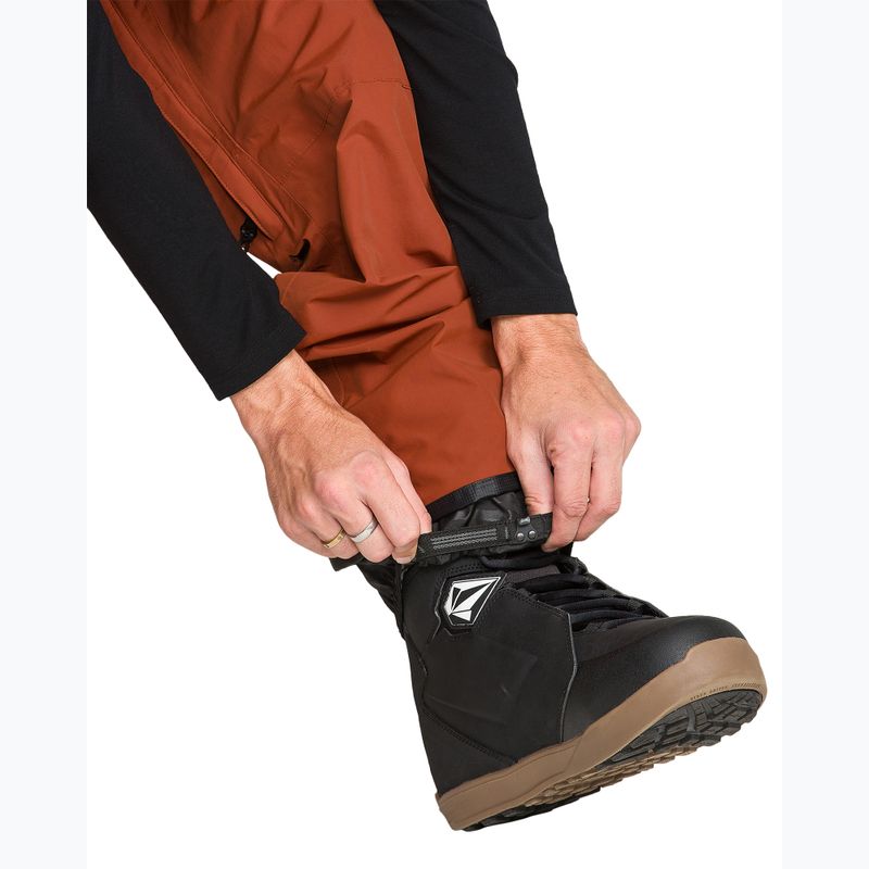 Pantaloni da snowboard da uomo Volcom L Gore-Tex Pant Burnt Orange 9
