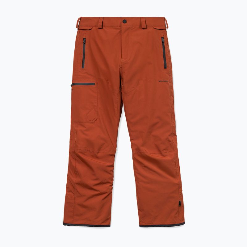Pantaloni da snowboard da uomo Volcom L Gore-Tex Pant Burnt Orange 10