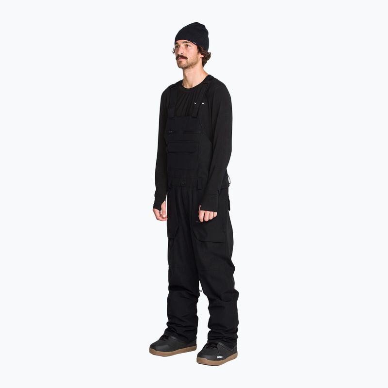 Pantaloni da snowboard da uomo Volcom Roan Bib Overall 2026 black