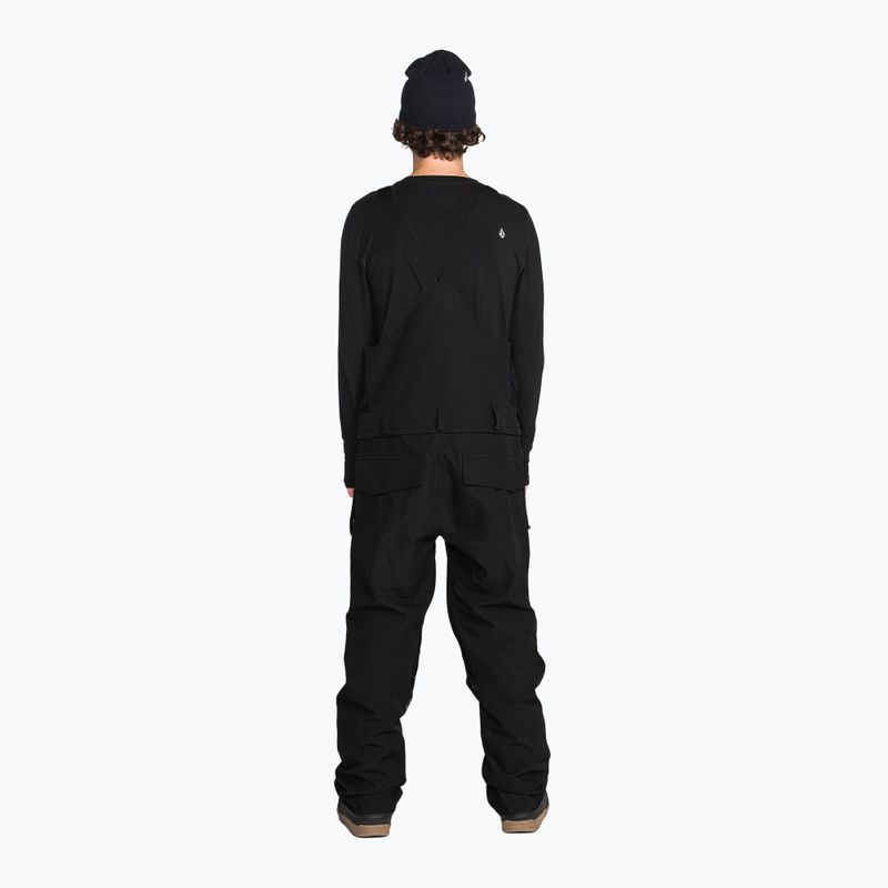 Pantaloni da snowboard da uomo Volcom Roan Bib Overall 2026 black 2