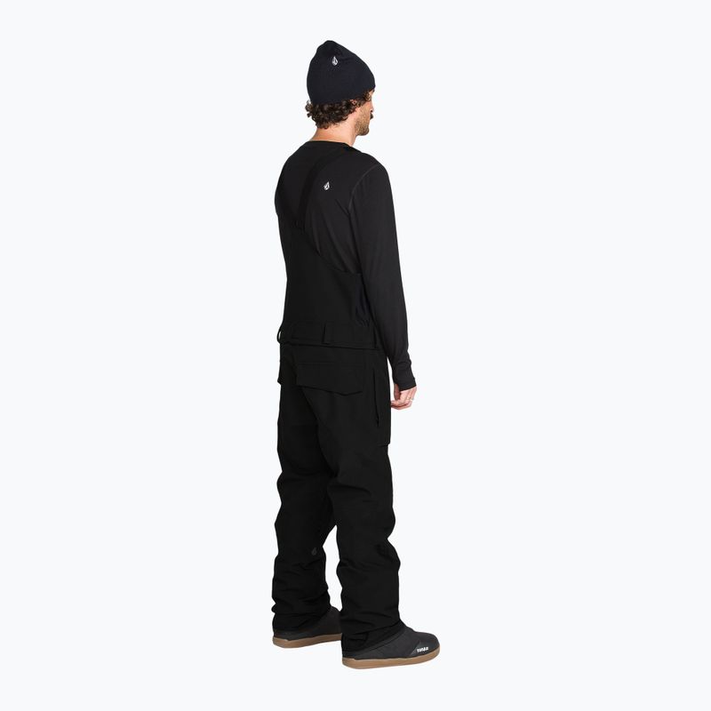 Pantaloni da snowboard da uomo Volcom Roan Bib Overall 2026 black 3