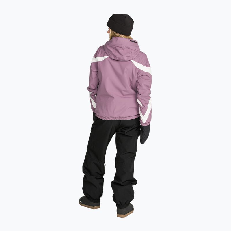 Pantaloni da snowboard da donna Volcom Crestron 3D Stretch Bib Overall black 5