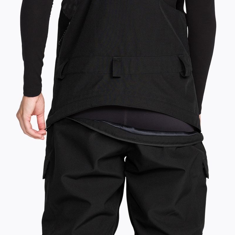 Pantaloni da snowboard da donna Volcom Crestron 3D Stretch Bib Overall black 7