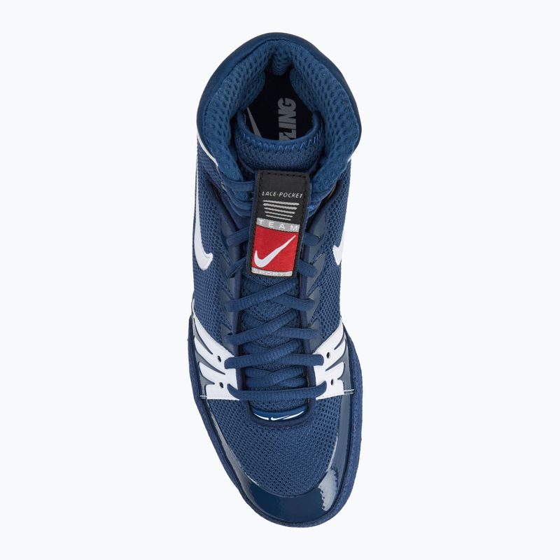 Scarpe da boxe Nike Freek bianco/marino 5