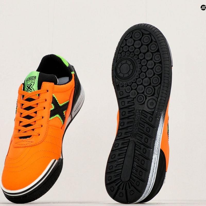 Scarpe da calcio per bambini MUNICH G-3 Indoor naranja 14