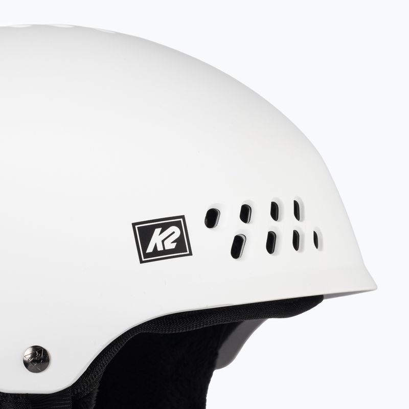 Casco da sci K2 Phase Pro bianco 6