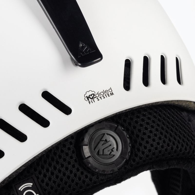 Casco da sci K2 Phase Pro bianco 8
