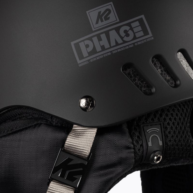 Casco da sci K2 Phase Pro nero 8