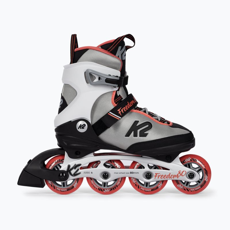Pattini a rotelle da donna K2 Freedom Alu 80 W 2