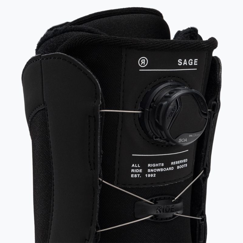 Scarponi da snowboard da donna RIDE Sage 2022 nero 6