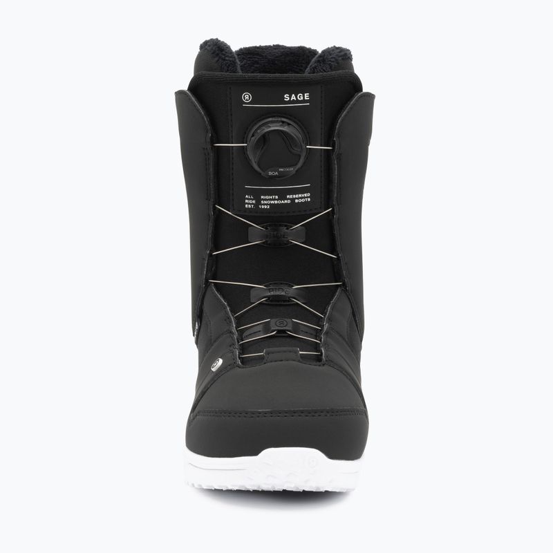 Scarponi da snowboard da donna RIDE Sage 2022 nero 10