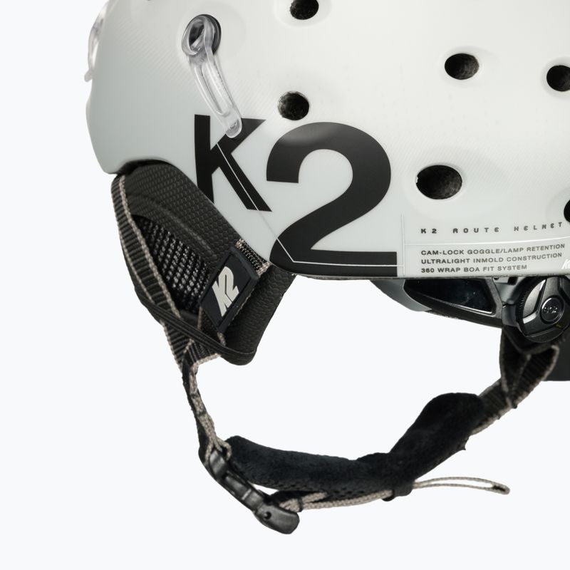 Casco da sci K2 Route grigio chiaro 6