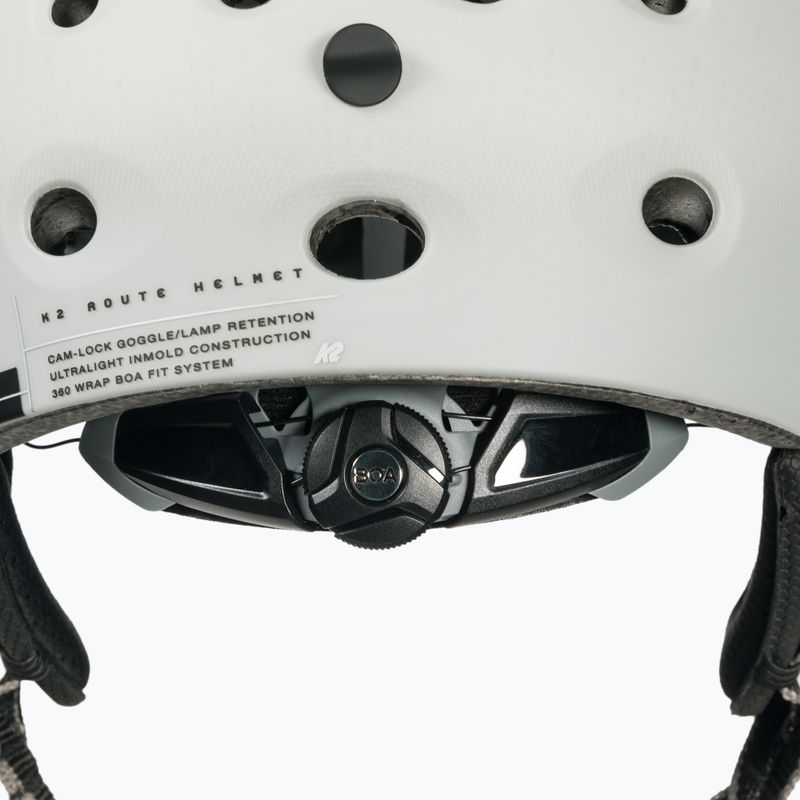 Casco da sci K2 Route grigio chiaro 7