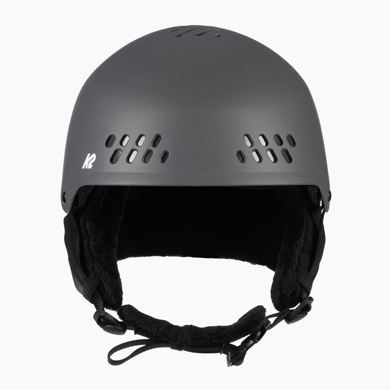 Casco da sci K2 Emphasis antracite perlato opaco 2