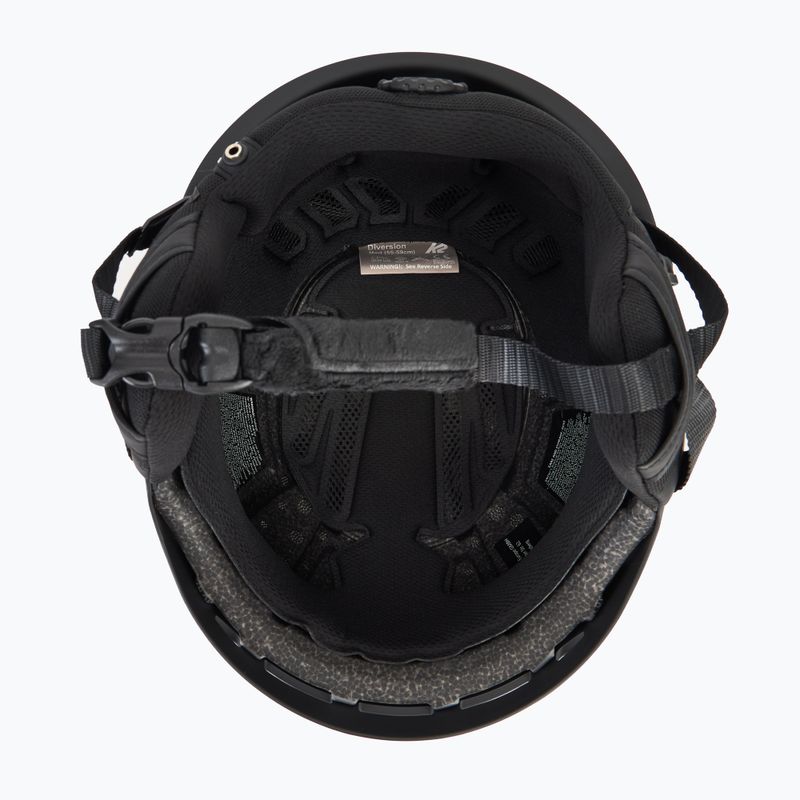 Casco da sci K2 Diversion canna di fucile/nero 5