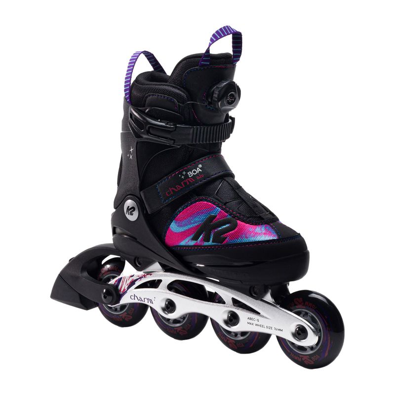 Pattini a rotelle K2 Charm Boa Alu per bambini multi/nero