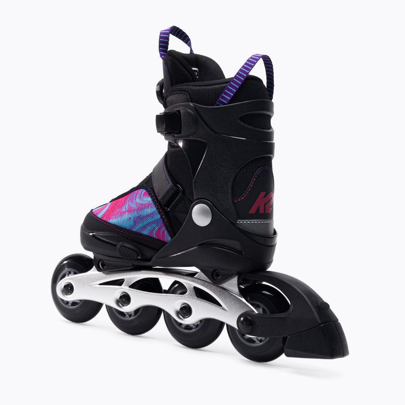 Pattini a rotelle K2 Charm Boa Alu per bambini multi/nero 2