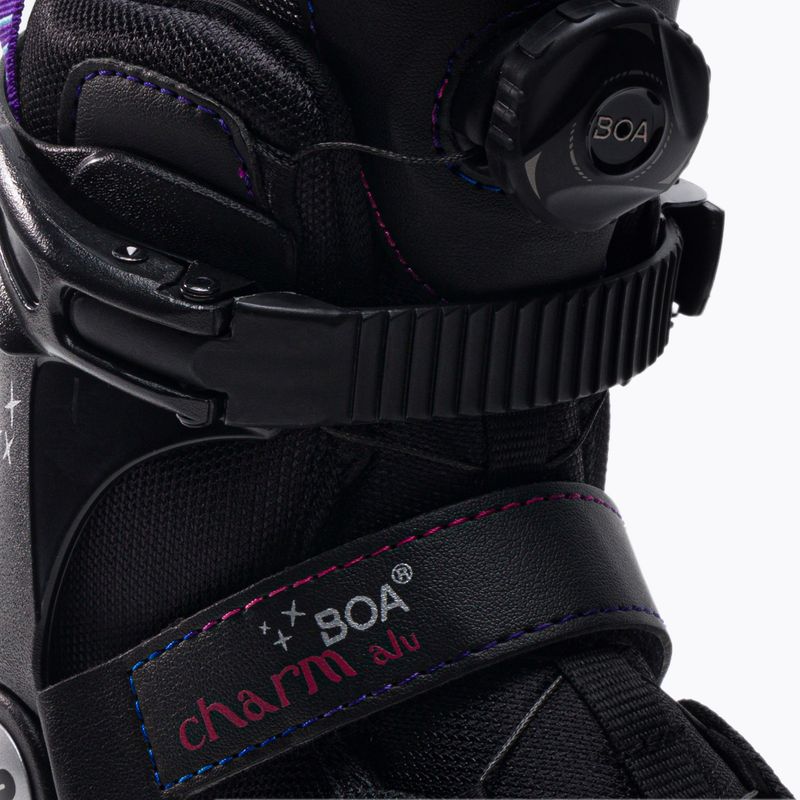 Pattini a rotelle K2 Charm Boa Alu per bambini multi/nero 5