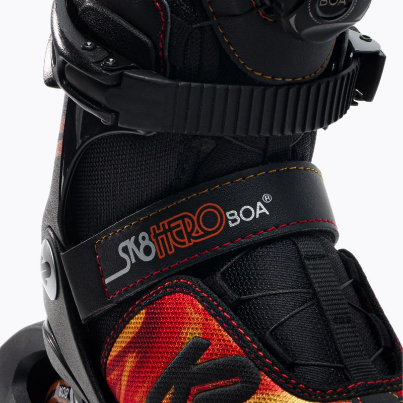 Pattini a rotelle K2 Sk8 Hero Boa Alu per bambini multi/nero 5