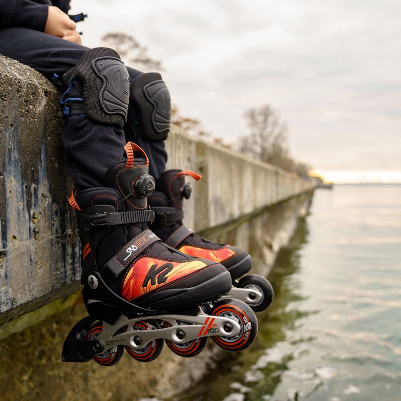 Pattini a rotelle K2 Sk8 Hero Boa Alu per bambini multi/nero 7