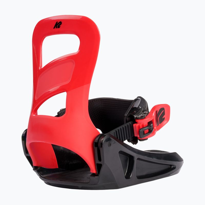 Attacchi da snowboard per bambini K2 Mini Turbo rosso 9