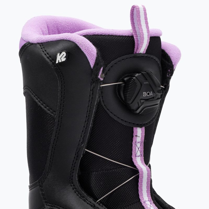 Scarponi da snowboard per bambini K2 Lil Kat nero 5