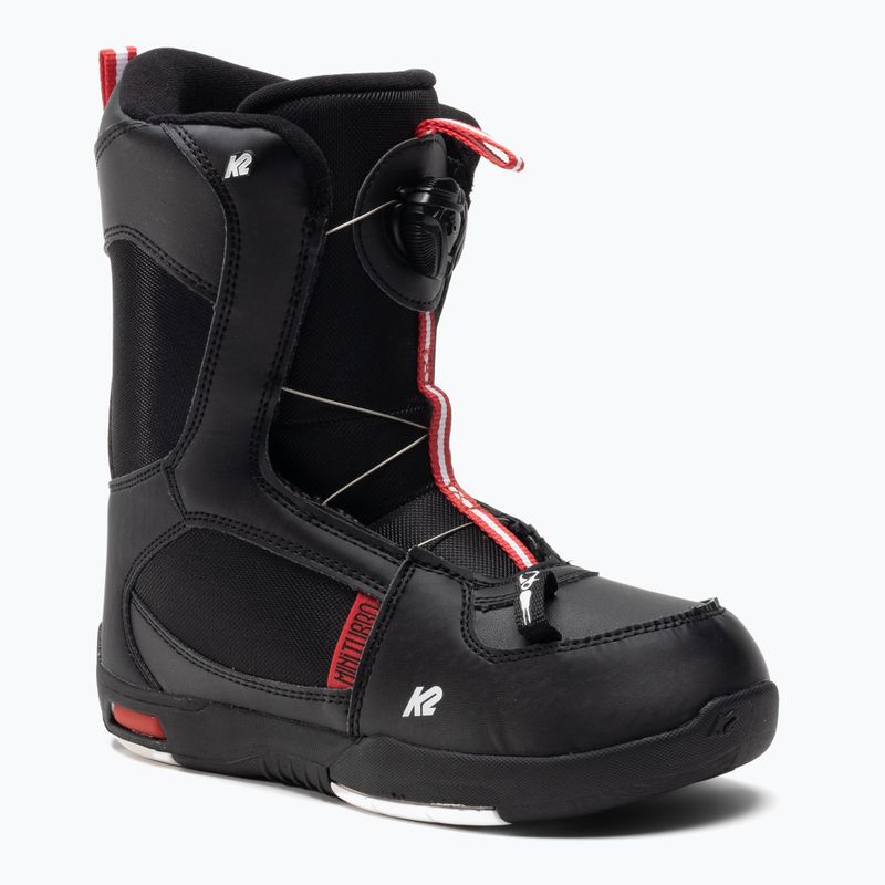 Scarponi da snowboard per bambini K2 Mini Turbo nero