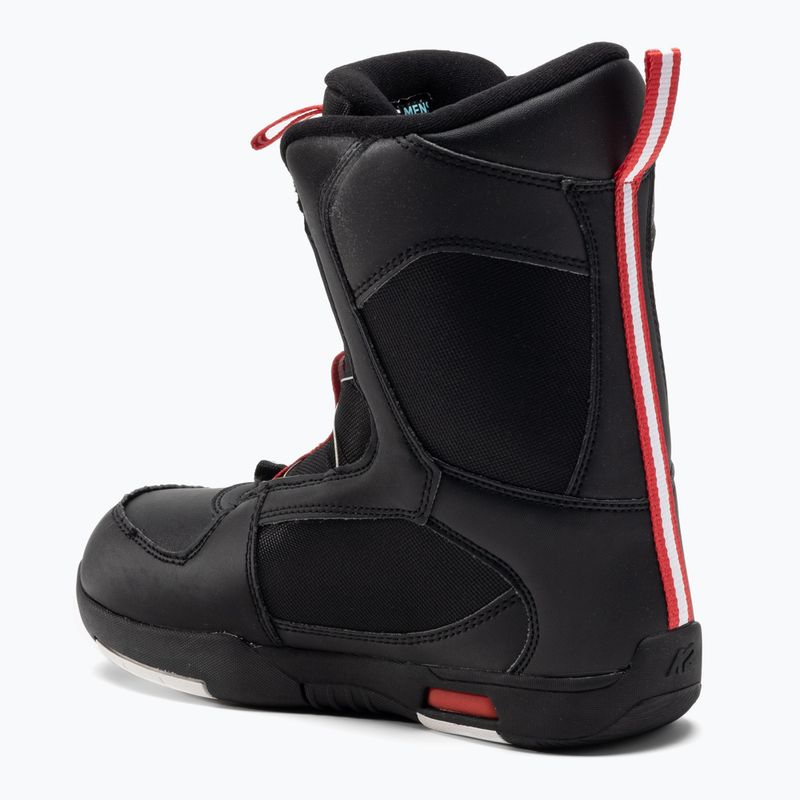 Scarponi da snowboard per bambini K2 Mini Turbo nero 2