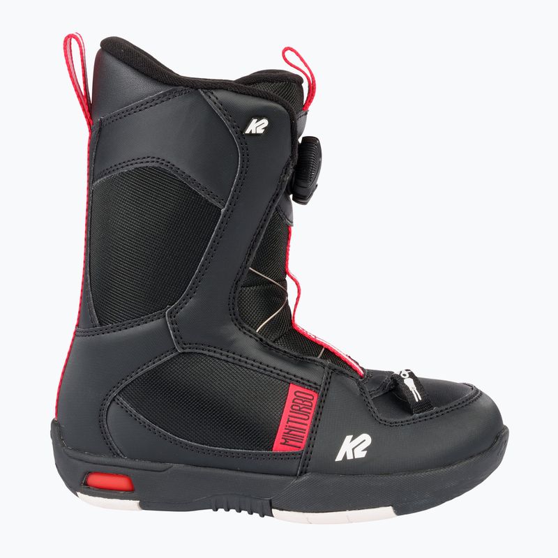 Scarponi da snowboard per bambini K2 Mini Turbo nero 8