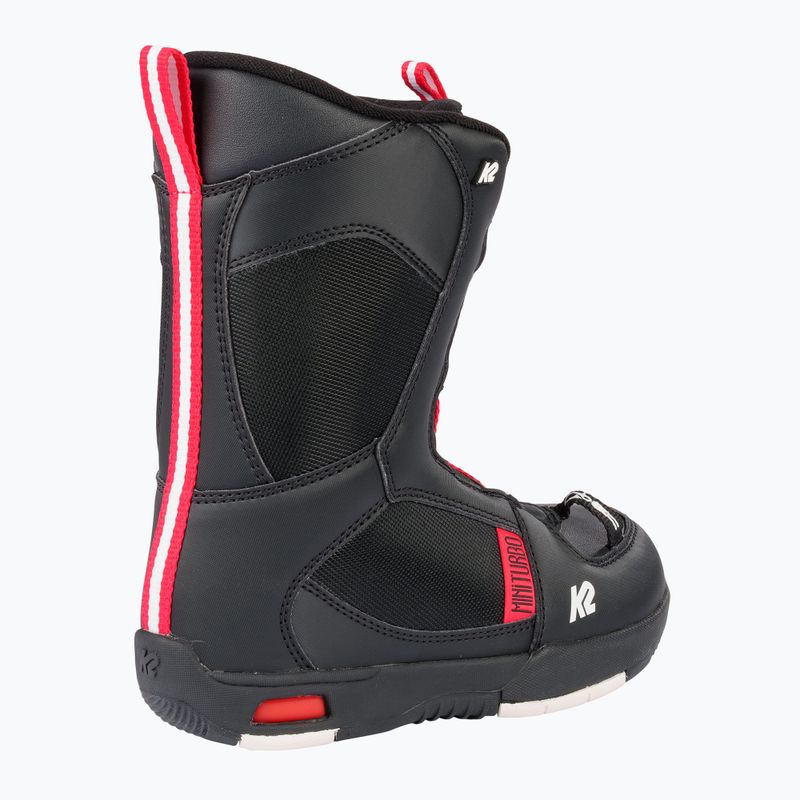 Scarponi da snowboard per bambini K2 Mini Turbo nero 10