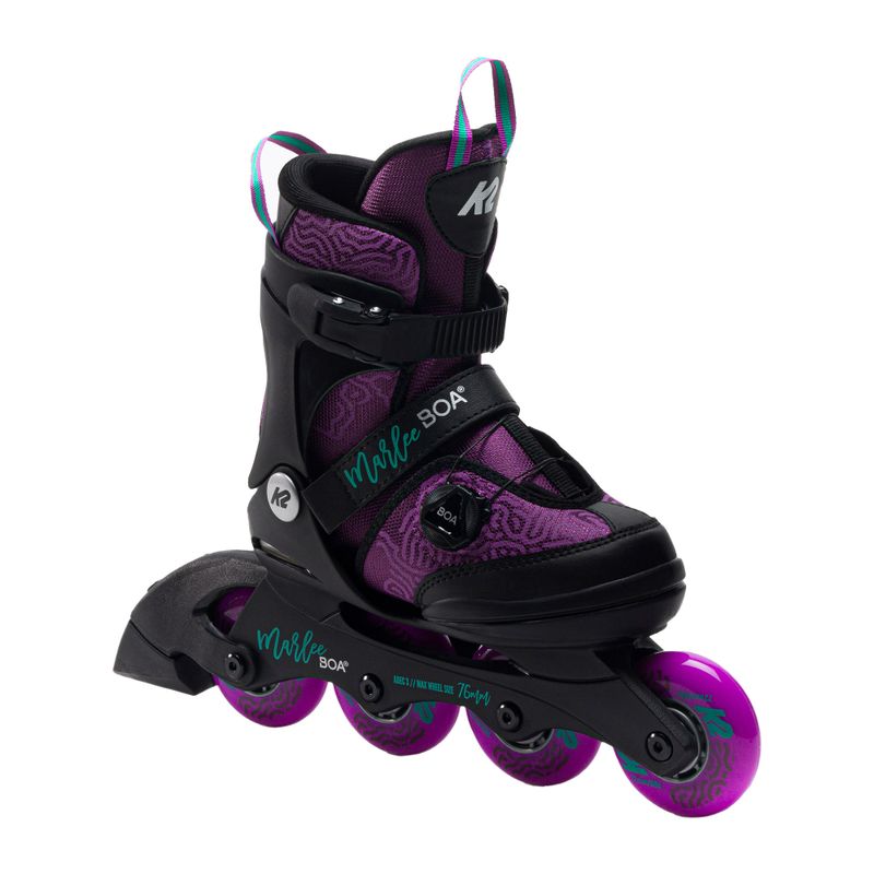 Pattini a rotelle per bambini K2 Marlee Boa viola/nero