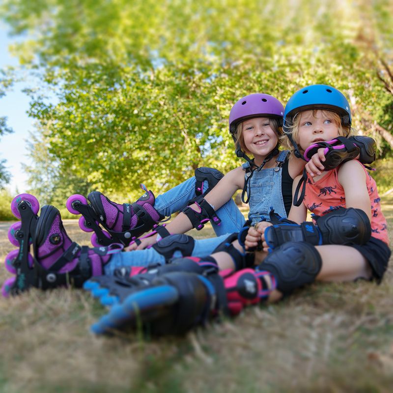 Pattini a rotelle per bambini K2 Raider Boa rosso/nero/blu 9