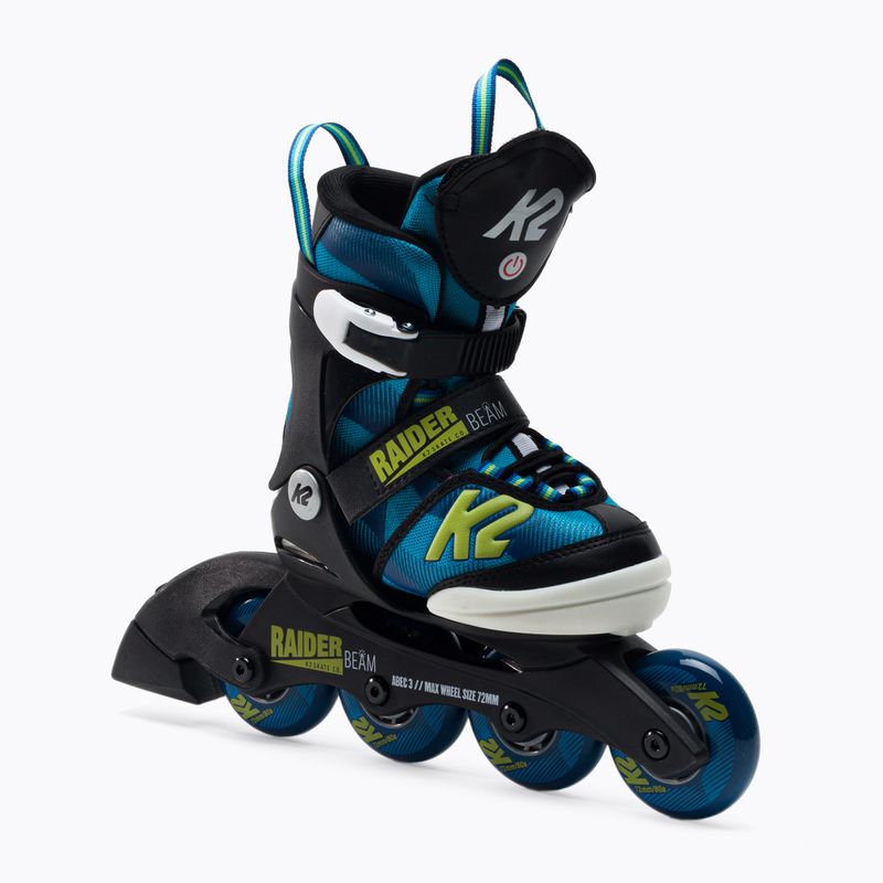 Pattini a rotelle per bambini K2 Raider Beam blu/nero