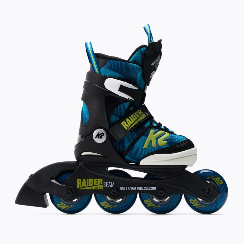 Pattini a rotelle per bambini K2 Raider Beam blu/nero 4