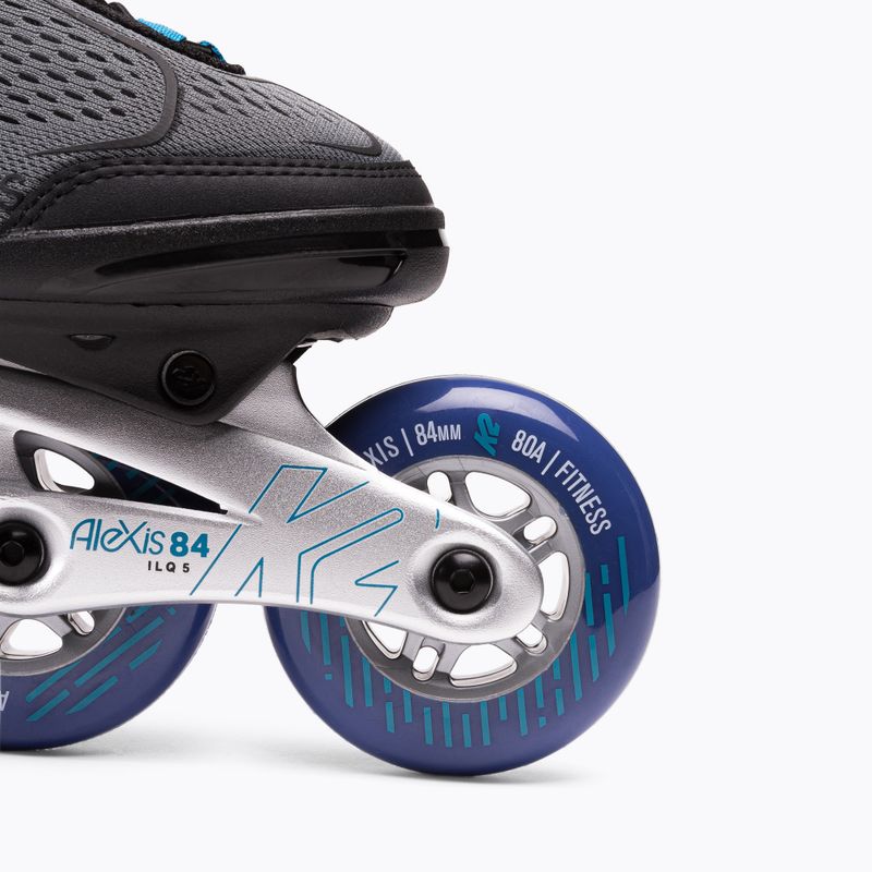 Pattini da donna K2 Alexis 84 Pro grigio/blu 7