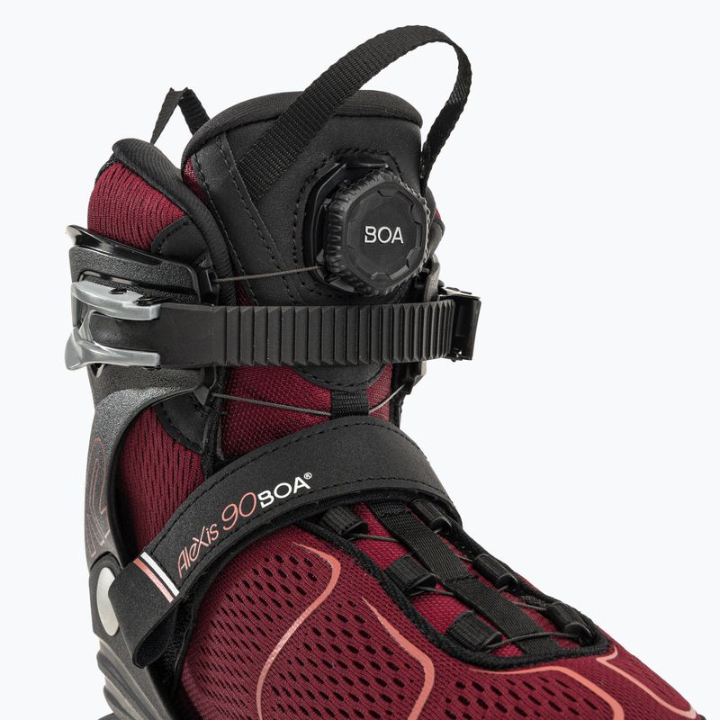 Pattini a rotelle da donna K2 Alexis 90 Boa viola/nero 5