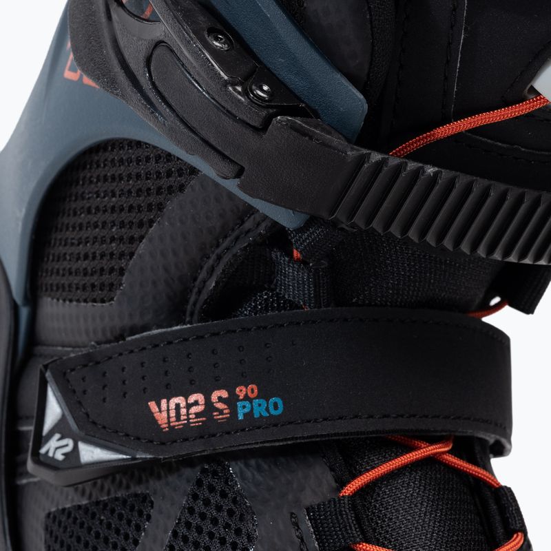 Pattini da uomo K2 Vo2 S 90 Pro nero/arancio 5