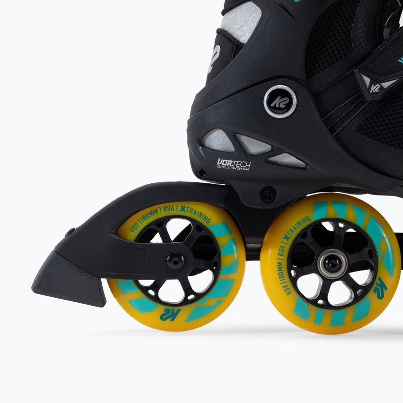 Pattini a rotelle da uomo K2 Vo2 S 100 X Boa nero/giallo/blu 7