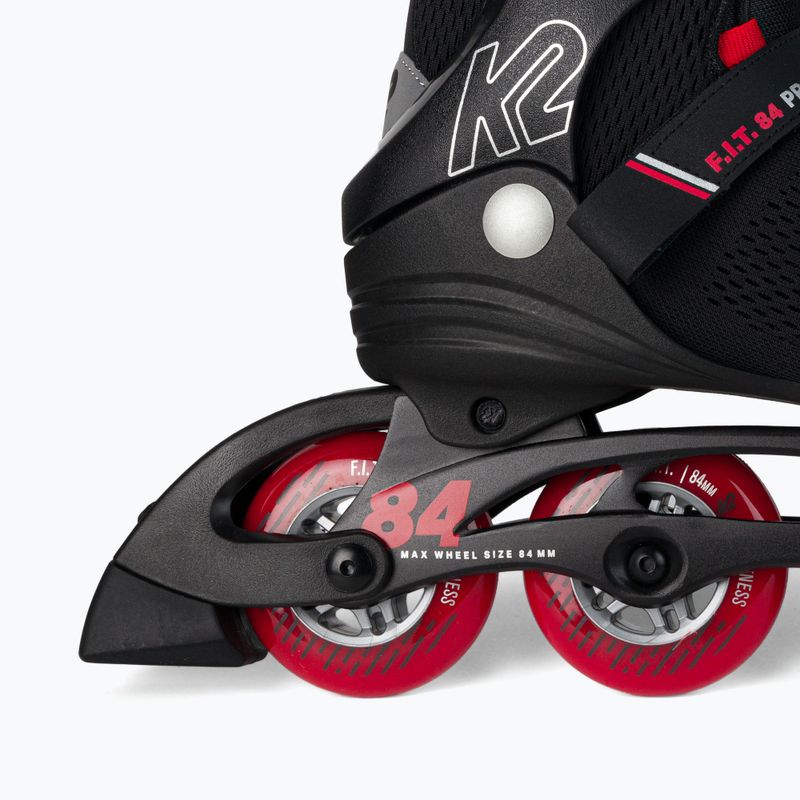 Pattini a rotelle da uomo K2 F.I.T. 84 Pro nero/rosso 5
