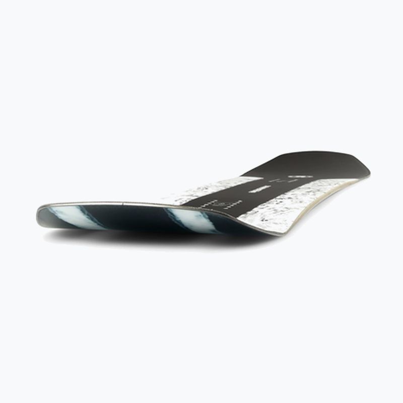 Snowboard RIDE Smokescreen nero/bianco 8