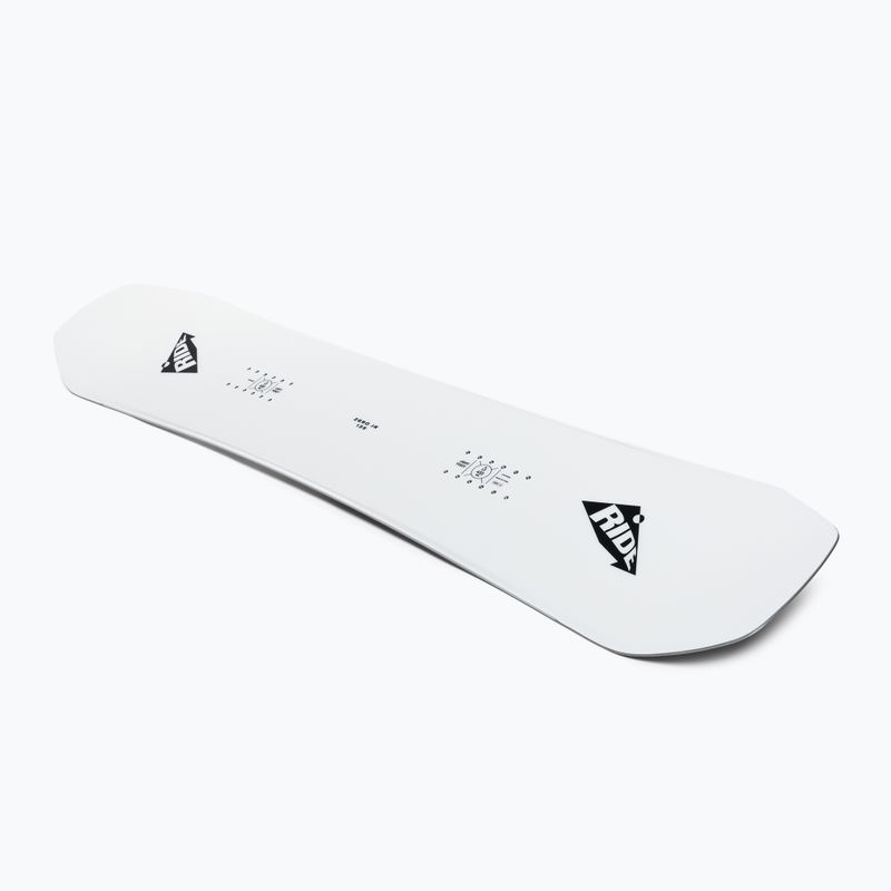 Snowboard da bambino RIDE Zero Jr bianco/nero/grigio 2