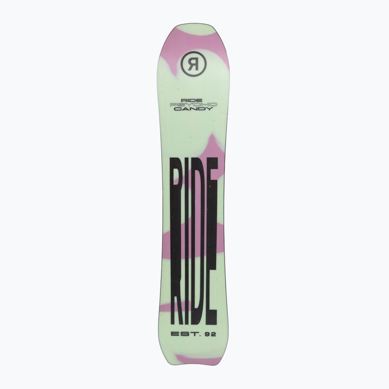 Snowboard donna RIDE Psychocandy bianco/nero/verde 4