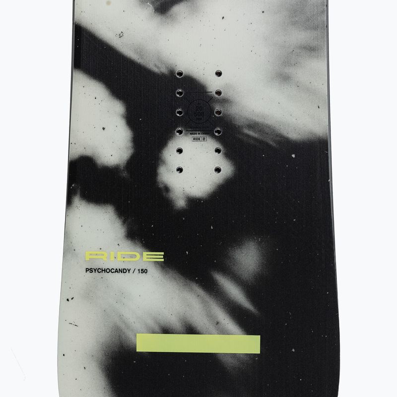 Snowboard donna RIDE Psychocandy bianco/nero/verde 5