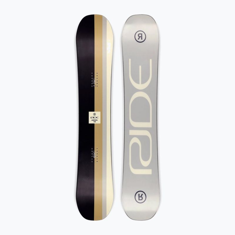 Snowboard RIDE Agenda nero/marrone/grigio 6