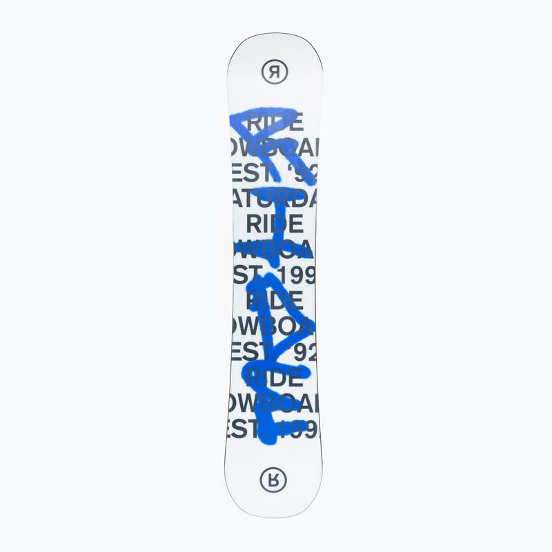 Snowboard donna RIDE Saturday bianco/blu 4