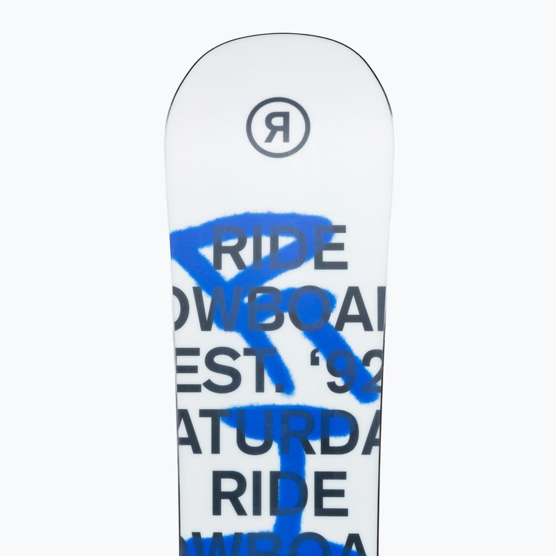 Snowboard donna RIDE Saturday bianco/blu 5