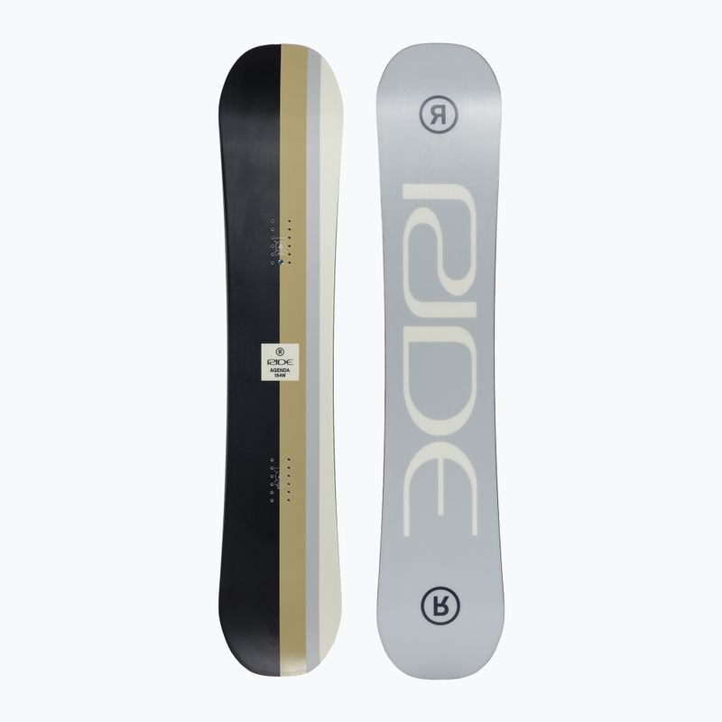 Snowboard RIDE Agenda nero/marrone/grigio