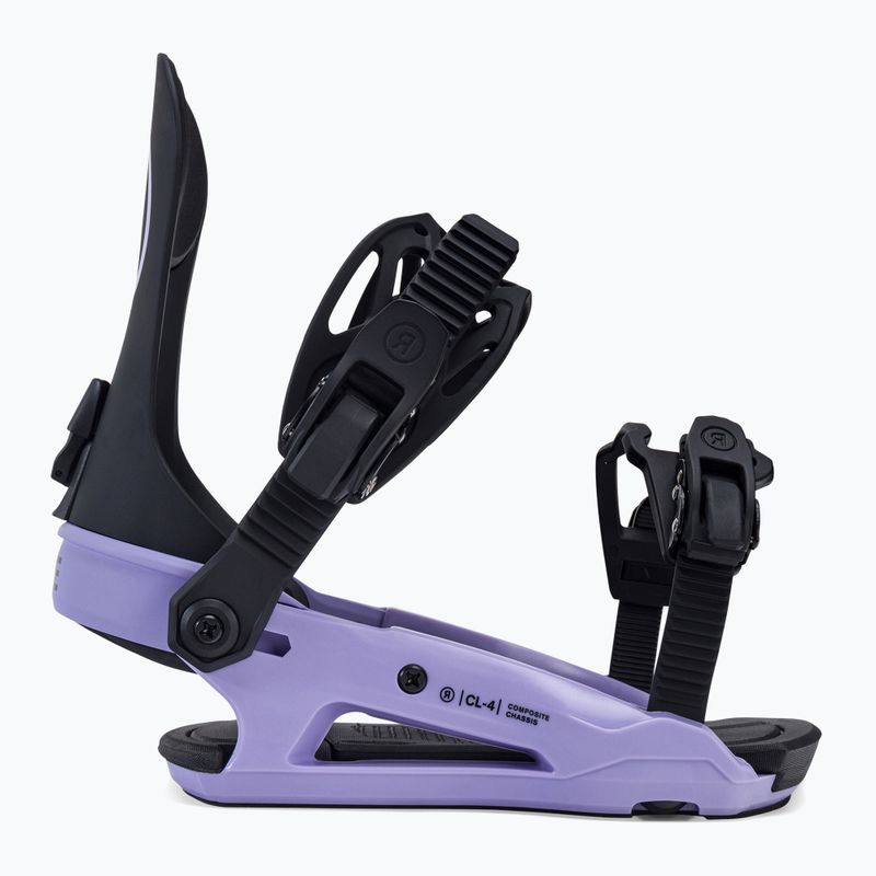Attacchi da snowboard da donna RIDE CL-4 digitale viola 2